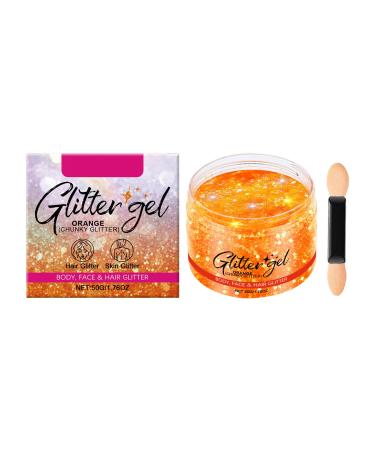 Cynamus Glitter gel for the body festival glitter liquid makeup hair body 100% glitter cosmetics for face body nails hair and lips