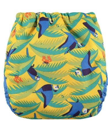 Close Pop-in Premium Bamboo Fabric Diaper | Birth to Potty | Safe Closure - Parrot Design | International Shipping - Buy Online on GoSupps.com