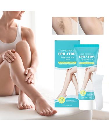 Hair Removal Cream - Hair Removal for Sensitive Skin Instant Lightening Formula for Body Hair Removal Suitable for Face Legs and Intimate Areas - Buy Online on GoSupps.com