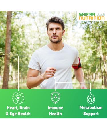 SHIFAA NUTRITION Halal Multivitamins for Women Men & Adults | 30 Servings | Iron, Vitamin A, B6, B12, Biotin, Niacin, C, D3, E, Zinc, Calcium, Folic Acid, CoQ10 - Buy Online on GoSupps.com