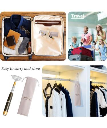 Premium Azymi Back Scratcher - Long Handle Stainless Steel Non-Slip for Body Massage | Ideal for Men Women & Children - International Shipping Available - Buy Online on GoSupps.com