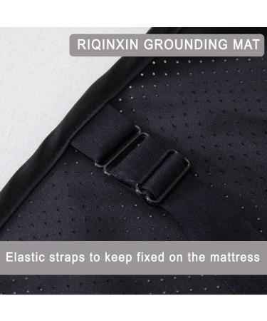 Riqinxin Grounding Mat Set - EU Grounding Cable Breathable Bed Sheet Antistatic 70x180cm for Better Sleep - Buy Online on GoSupps.com