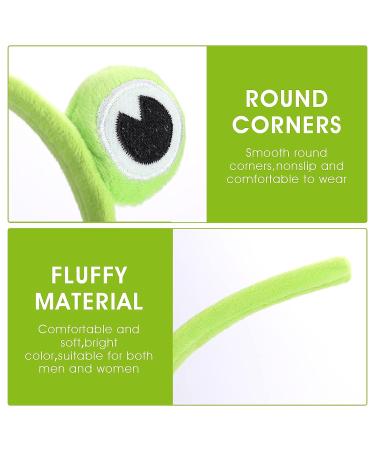 Cute Frog Headband Spa Headband for Girls and Women - Green Frog Eye Makeup Headband - Buy Online on GoSupps.com