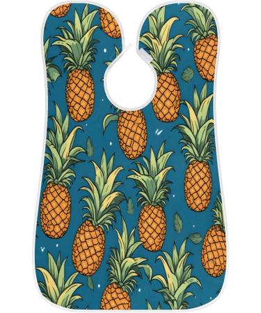 Summer Pineapple Beard Bib Apron - Ultimate Beard Hair Catcher for Men | Perfect Father's Day & Anniversary Gift with 2 Suction Cups - Buy Online on GoSupps.com