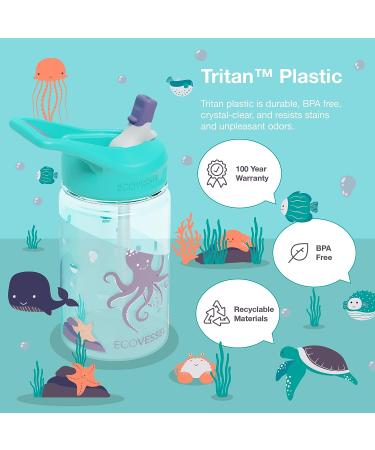 EcoVessel SPLASH Tritan Kids Water Bottle 12 oz - Science Cat - Buy Online on GoSupps.com