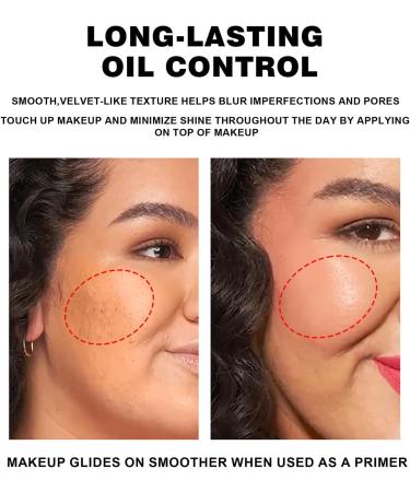 Lightweight Concealer Powder for Face - Matte Primer with Makeup Puff - Suitable for Women and Smooth Blemishes - Buy Online on GoSupps.com
