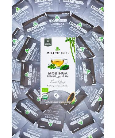 Miracle Tree Moringa Organic Superfood Tea - Honey & Vanilla, Caffeine Free, 25 Tea Bags - Buy Online on GoSupps.com