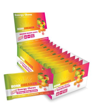 Bonk Breaker Energy Chews with Electrolytes Orange Mango Guava Easy to Chew Energy Gummies 10 Pack - Buy Online on GoSupps.com