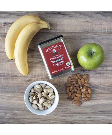 Watkins Pure Ground Cinnamon - 6 oz Gourmet Spice Tin | Premium Flavor - Buy Online on GoSupps.com