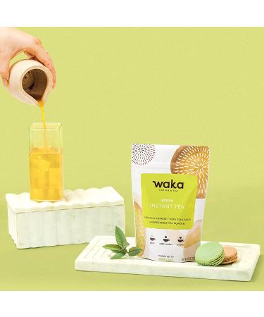Waka Quality Instant Tea: Unsweetened Green Tea Kenyan Chinese Blend - 100 Tea Leaves (4.5 oz Bulk Bag) - Buy Online on GoSupps.com