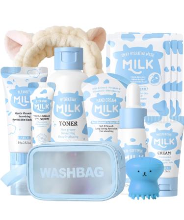 MrCuvaryas Milk skin care set for all in 1 hydrating