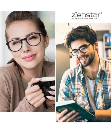 4-Pack Blue Light Reading Glasses for Women and Men - Anti Eye Strain Computer Readers - Stylish Design in Black, Demi, Clear, Red - 2.25 Strength - Buy Online on GoSupps.com
