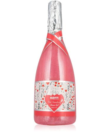 BRUBAKER 25 fl. oz. Strawberry Sweet Love Shower Gel in Champagne Bottle - Unique Bath Gift Set for Women & Men - Perfect Gift Idea - Buy Online on GoSupps.com