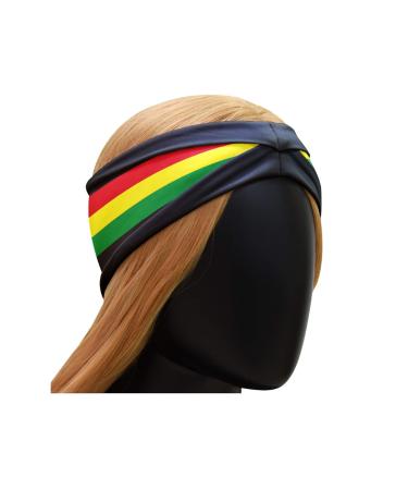 SAE99 Rasta Headband | Soft Stretchy Sweatband for All-Day Comfort | Buy Internationally - Buy Online on GoSupps.com