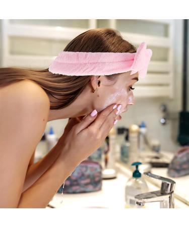 Absorbent Coral Fleece Spa Headband for Face Washing and Makeup - Soft Elastic Hairband for Skincare, Shower, and Sports - Buy Online on GoSupps.com
