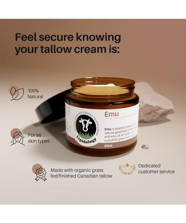 Emu Face and Body Cream - Unscented 60 ml | Hydrating & Nourishing | International Shipping Available - Buy Online on GoSupps.com
