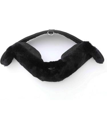 Merauno Lambwolle Konturgurt Saddle Belt | Anatomical Dressage Belt in Merino Wool Slip Resistant Available in Nature Black Brown Anthracite | 85cm 34 Anthracite - Buy Online on GoSupps.com