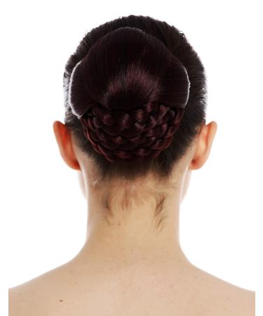 WIG ME UP - HYD-6051-2/39 hairpiece bun hair bun chignon traditional braided black red mix - Buy Online on GoSupps.com