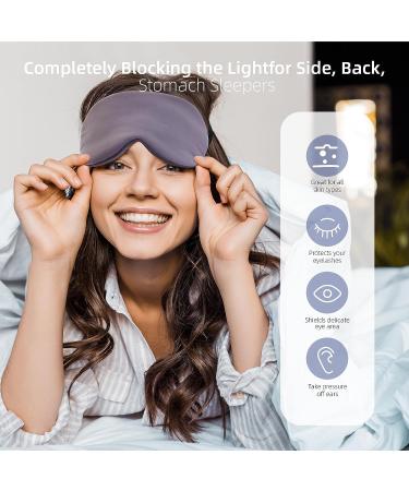 Nitetronic Sleep Eye Mask - Updated Design for Men & Women | Light Blocking & Comfortable | Reduces Puffy Eyes | Gray - Buy Online on GoSupps.com
