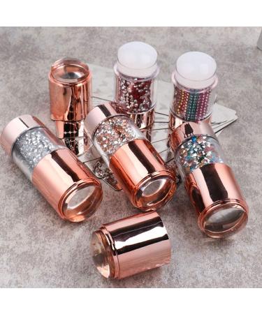 FRCOLOR 4Pcs Nail Art Stamper Set | Colorful Rhinestone & Jelly Clear Nail Art Tools for Perfect Manicure - Buy Online on GoSupps.com