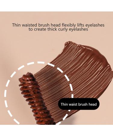 Waterproof Eyelash Mascara - 2.5g Waterproof Mascara Makeup Mascara Volume And Length Mascara For Lash Mascara liquid l ash Extensions | Smudge Proof Eye Lash Mascara For Sensitive Eyes Volume 02#brown 02#brown - Buy Online on GoSupps.com