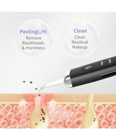 COSBEAUTY Skin Scrubber & Blackhead Remover | 28K Facial Cleansing Tool | Acne Extractor & Pore Cleaner | 5 Modes | Waterproof & Wireless Charging | Black - Buy Online on GoSupps.com
