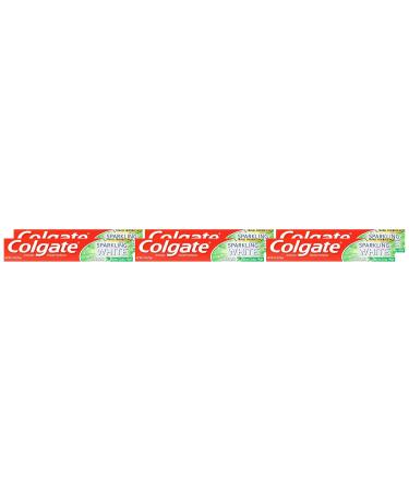 Colgate Sparkling White Gel Toothpaste 2.5 oz - Mint Zing (Pack of 6) | International Shipping Available - Buy Online on GoSupps.com