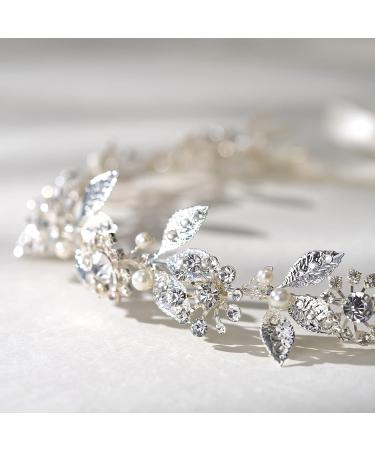 SWEETV Handmade Bridal Headpieces & Earrings Set - Wedding Hair Accessories for Brides - Buy Online on GoSupps.com