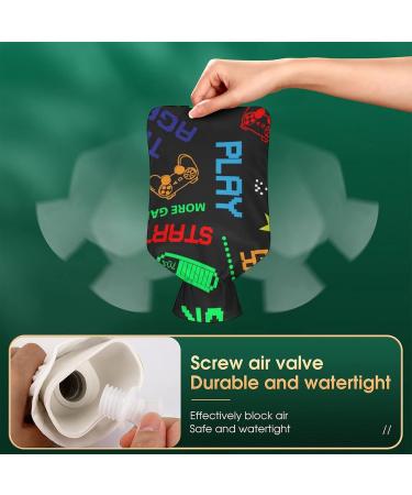 Colorful Game Hot Water Bottle with Plush Cover | Hand Warmer for Adults & Kids | 26.5x15.3cm - Ideal for Comfort and Warmth - Buy Online on GoSupps.com