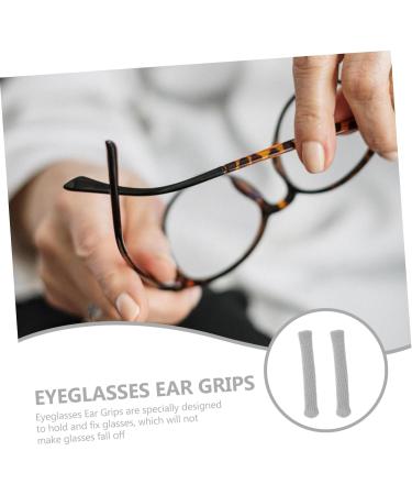 Healeved Anti-Grip Sunglasses Bracket & Earrings - Secure Holder for Small Glasses | Nylon Gray 5.7x0.8cm - Ideal for Adults - Buy Online on GoSupps.com
