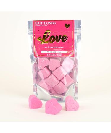 Love Heart Bath Bomb Rose Scented | Gift Republic - Buy Online on GoSupps.com