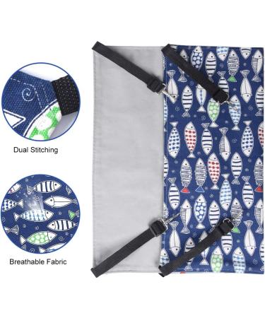 Adjustable Cat Hammock Bed - Comfortable Hanging Pet Hammock for Cats, Small Dogs, Rabbits & Small Animals (Blue) - Buy Online on GoSupps.com