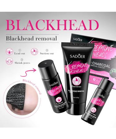 Blackhead Remover Skincare Set Black Head Remover for Face Pore Strips for Blackheads Lead Out - Blackhead Remover Cream - Pore Minimizer for Blackheads Dirt Acne Oily Skin Pores Shrinking - Buy Online on GoSupps.com