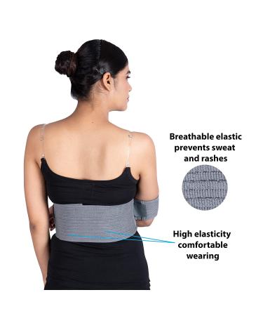 WC Youth Shoulder Support Brace- Size 4 (41-45 inches) - Left-Right Arm Sling for Shoulder Immobilization and Stabilization - Rotator Cuff Surgery Recovery Sling - Compression Brace (Pack of 1) - Buy Online on GoSupps.com