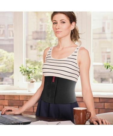 ORTONYX Premium Umbilical Hernia Belt for Men and Women - 10.25 Abdominal Binder with Support Pad - Black OX5241-10-3XL (52-70) - Buy Online on GoSupps.com