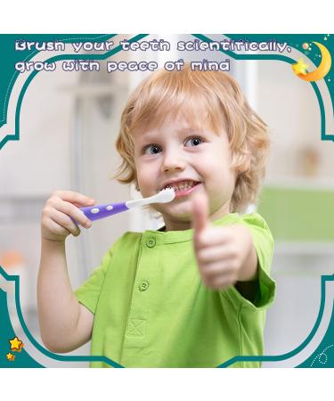 Buy Baby Nano Toothbrush 2-Pack | Soft Children's Toothbrush for Ages 1-6 with Tongue Cleaner - Blue & Violet - Buy Online on GoSupps.com