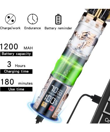 Professional Men's Hair Clippers - Cordless Zero Gapped Hair Trimmer with LCD Display | Rechargeable Gold Trimmer for Professional Haircuts - Buy Online on GoSupps.com