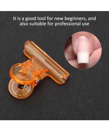 5Pcs Curve Nail Extension Clips - Nail Shaping Tools in 4 Colors (Orange) | Perfect for Gel Nail Forms - Shop Now! - Buy Online on GoSupps.com