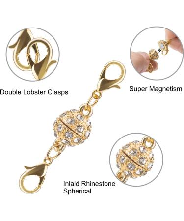 Beinhome 22Pcs Magnetic Jewelry Clasps & Extenders - Gold & Silver, Various Sizes & Styles - Buy Online on GoSupps.com
