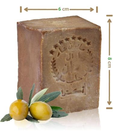  Tumelo TUMELO Aleppo Original Soap 4 x 200g (800g) 95% Olive Oil 5% Bay Berry Oil + Salvon Bag - Natural Soap - Solid Hair Soap/Shower Soap - Buy Online on GoSupps.com