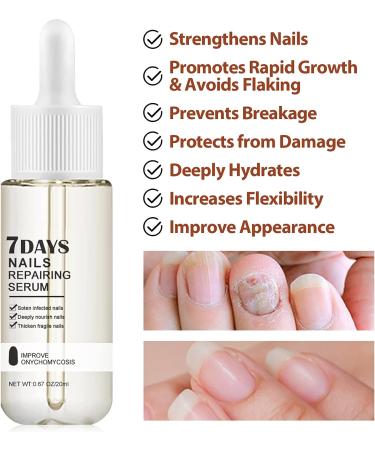 7 Days Nail Growth Serum Set - Repair & Strengthening Cuticle Oil for Damaged Nails - Buy Online on GoSupps.com