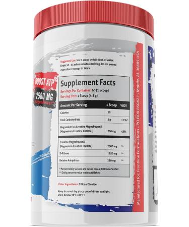 Creatine Chaos - Unflavored Post-Workout Supplement | Boost Lean Muscle Growth & Recovery | Veteran Owned (60 Servings - Buy Online on GoSupps.com