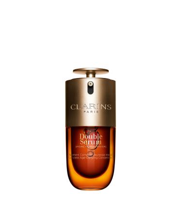 Clarins NEW Double Serum | Anti Aging Face Serum | Visibly Firms Smoothes Boosts Radiance and Refines Pores | 24H Hydration | All Skin Types Double Serum 1 Fl Oz