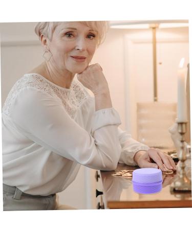 minkissy Makeup Sets Cream box travel empty cream jar makeup cream jar cream jar with sealed lid salve jar body butters travel jar for creams Storage Box purple Silica gel vacation Travel - Buy Online on GoSupps.com