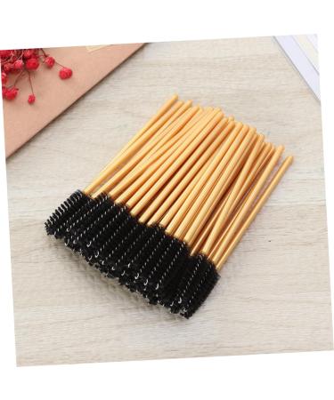 FOMIYES 50 Pcs Colored Mascara Eyelash Mascara Black Mascara Makeup Eyelash Brush Applicator Make up Suite 50 Pcs Black - Buy Online on GoSupps.com