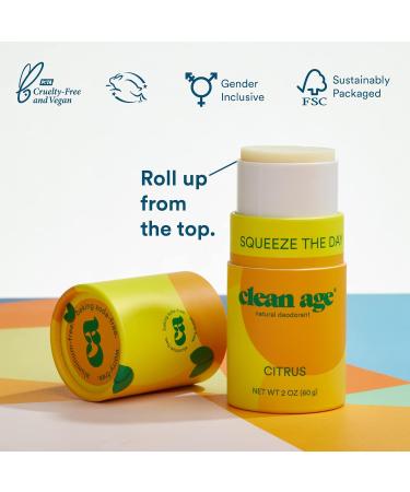 Citrus Natural Deodorant for Teens | Aluminum Free Baking Soda Free - Buy Online on GoSupps.com