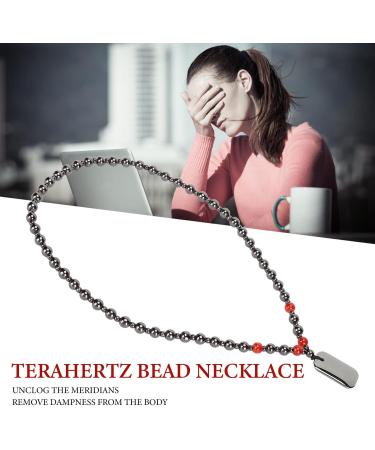 Shop Verdant Touch Terahertz Pearl Necklace | Fashionable Energy-Free Pain & Stress Relief | Unisex 60x180 cm - Buy Online on GoSupps.com