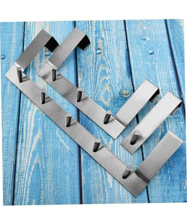 Baluue Towel Holder 3pcs Over Door Clothes Hanger Rack Over The Door hat Rack Over The Door Hook Coat Hanger Cloth Hook Coat Hooks - Buy Online on GoSupps.com
