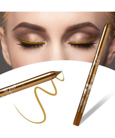  TianWlio Eyeshadow Stick - Soft and Creamy - Shimmery - Waterproof - Sweatproof - Eye Gel - Shimmery Metallic Multicolor - Nude Eyeshadow (D size - Buy Online on GoSupps.com