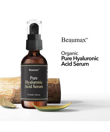 Beaumax Hyaluronic Acid Serum - Intense Moisturizer for Face - 54 ml (1.8 fl oz) - Buy Online on GoSupps.com